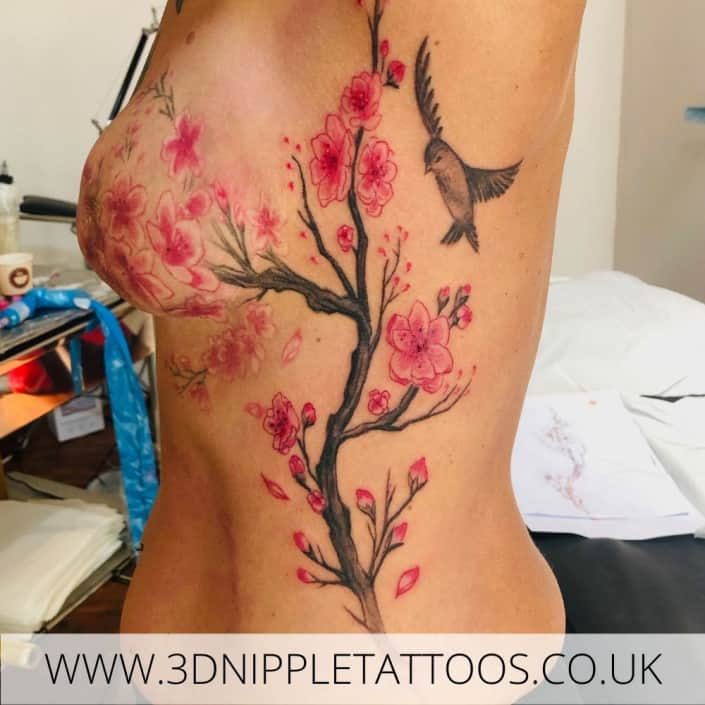 Cherry Blossom Mastectomy Tattoo Cherry Blossom Mastectomy Tattoo